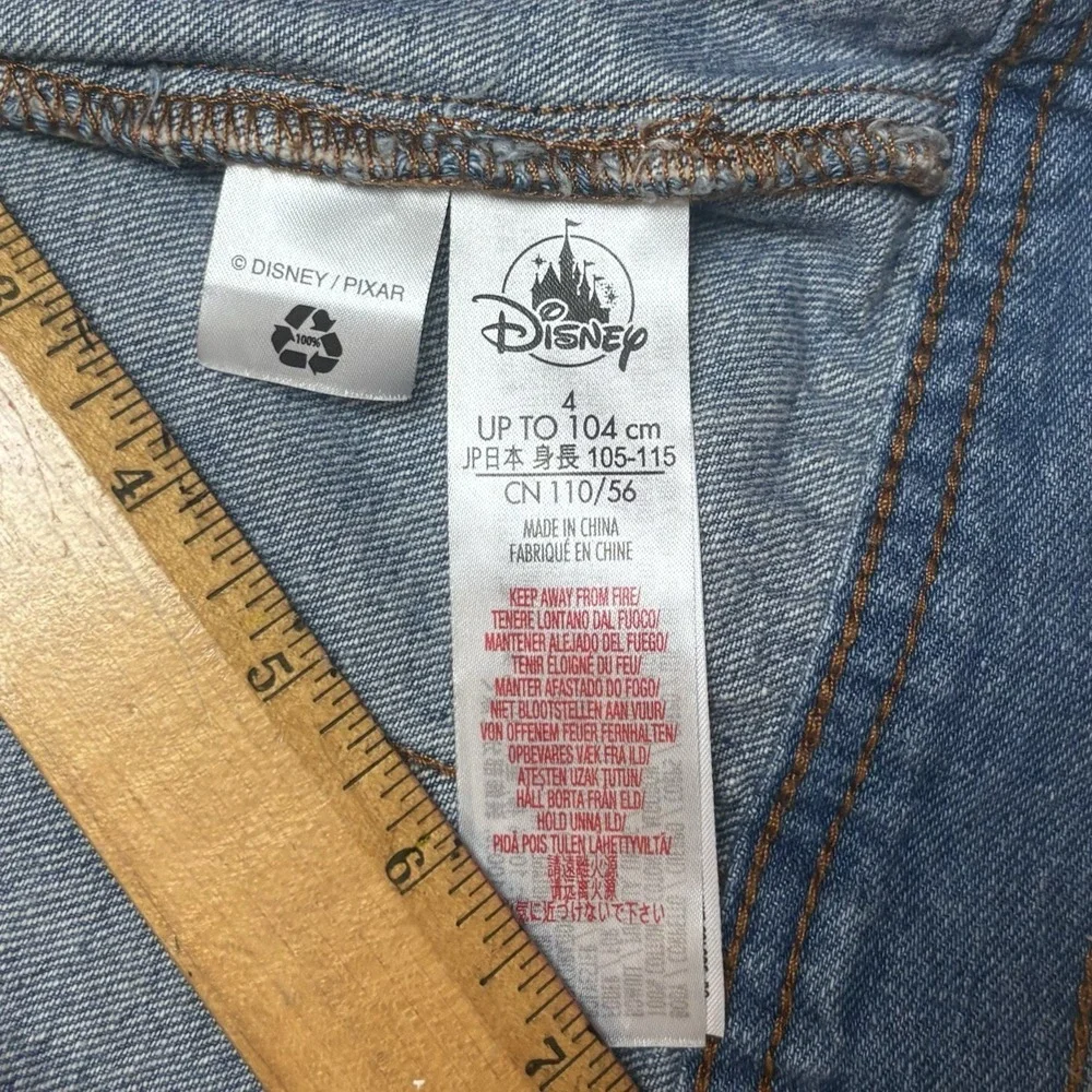 Disney Pixar Toy Story Woody Denim Jean Jacket Patches size 4